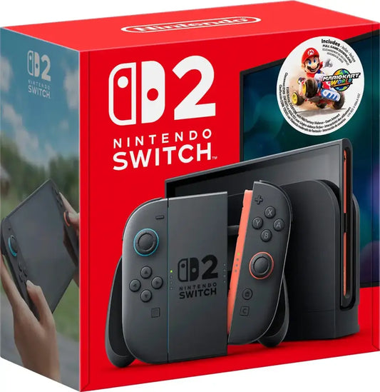 Nintendo Switch V2 Bundle with Mario Kart 8 Deluxe