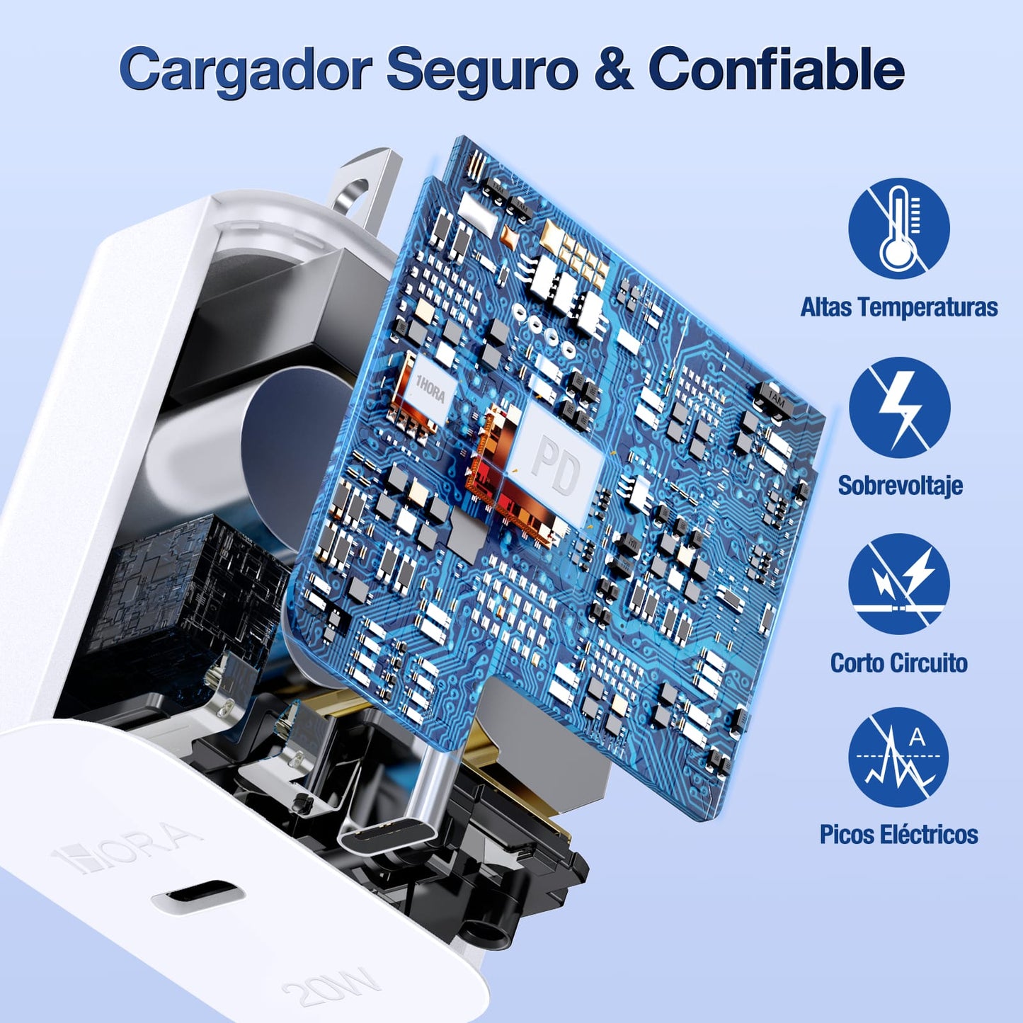 20W USB-C Charger with Cable GAR153B